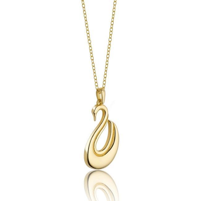 Gold plated silver 925° Llilalo necklace code GUR000206Κ